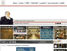 Tablet Screenshot of biblioteca.fatesi.it